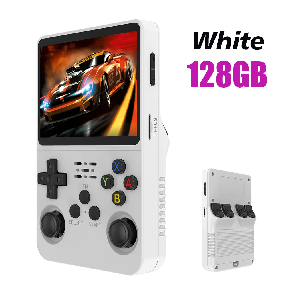 Console de jeux vidéo rétro R36S, Open Source, 128 go, système Linux, écran IPS de 3.5 pouces, lecteur vidéo de poche Portable, 64 go de jeux