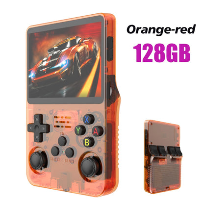 Console de jeux vidéo rétro R36S, Open Source, 128 go, système Linux, écran IPS de 3.5 pouces, lecteur vidéo de poche Portable, 64 go de jeux