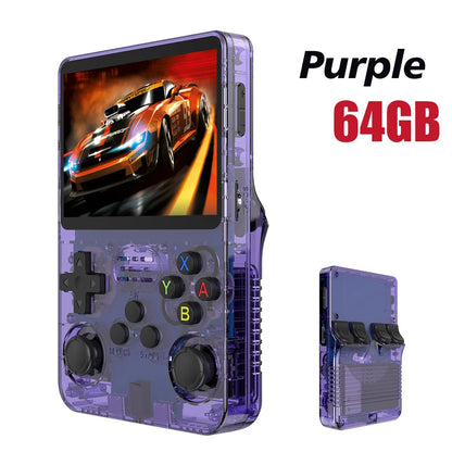 Console de jeux vidéo rétro R36S, Open Source, 128 go, système Linux, écran IPS de 3.5 pouces, lecteur vidéo de poche Portable, 64 go de jeux