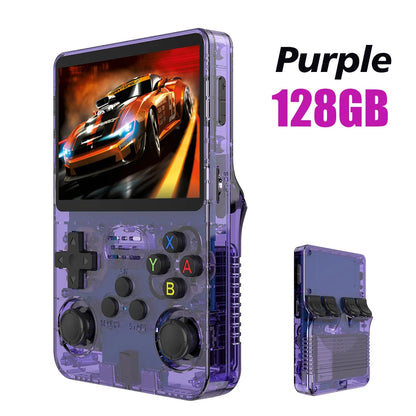 Console de jeux vidéo rétro R36S, Open Source, 128 go, système Linux, écran IPS de 3.5 pouces, lecteur vidéo de poche Portable, 64 go de jeux