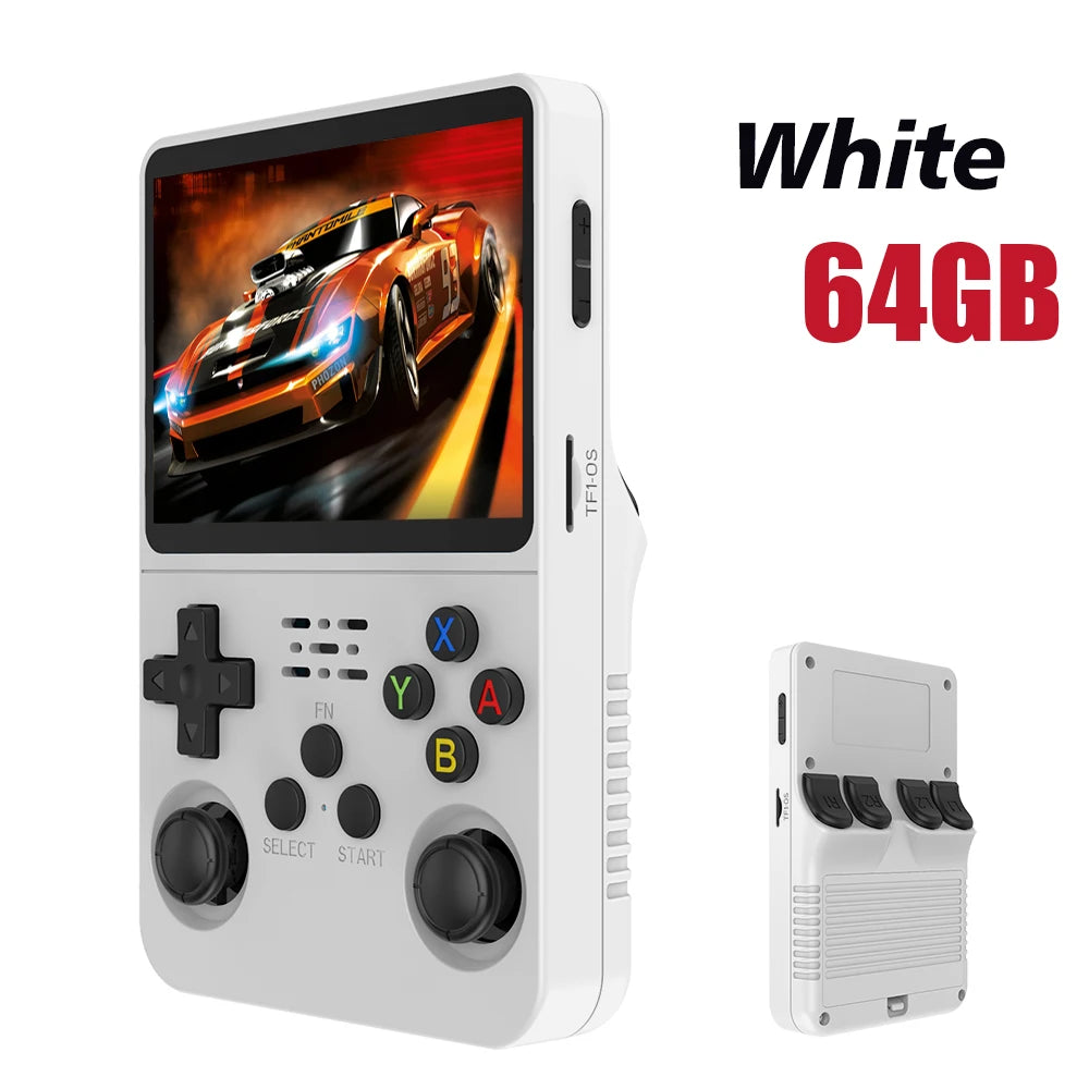 Console de jeux vidéo rétro R36S, Open Source, 128 go, système Linux, écran IPS de 3.5 pouces, lecteur vidéo de poche Portable, 64 go de jeux