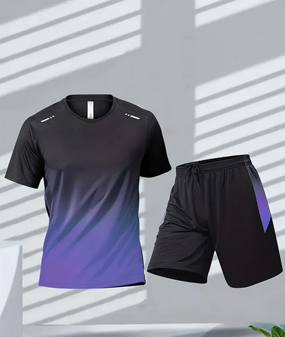 Conjunto de 2 piezas para correr y entrenamiento de baloncesto de verano para hombre