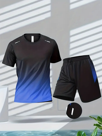 Conjunto de 2 piezas para correr y entrenamiento de baloncesto de verano para hombre