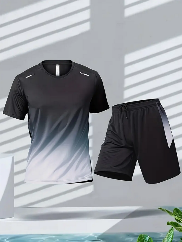 Conjunto de 2 piezas para correr y entrenamiento de baloncesto de verano para hombre