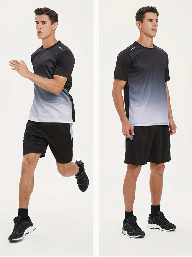 Conjunto de 2 piezas para correr y entrenamiento de baloncesto de verano para hombre