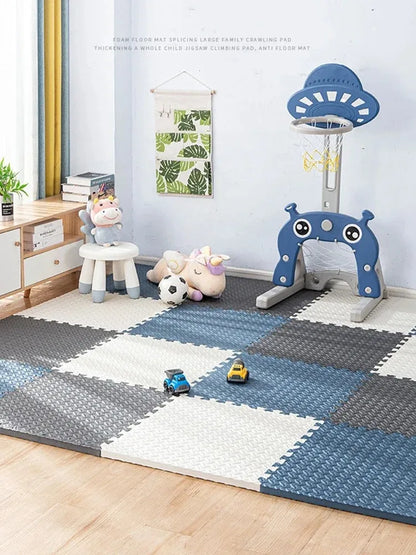 1-16 Uds. Alfombrillas de protección para gimnasio deportivo de 30x30cm, alfombrillas de grano de hoja de EVA para Yoga, alfombras de empalme antideslizantes para Fitness, entrenamiento grueso para sala de choque