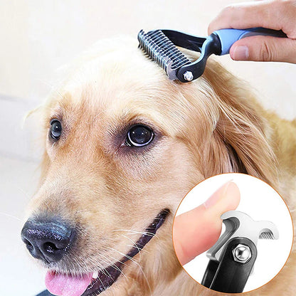 Cepillo profesional para quitar el pelo de mascotas, cortador de nudos de pelo para perros, cepillos de Peine para cachorros y gatos, suministros para el cuidado de perros