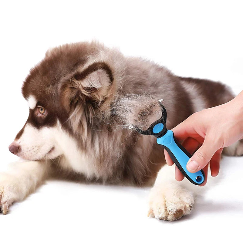 Cepillo profesional para quitar el pelo de mascotas, cortador de nudos de pelo para perros, cepillos de Peine para cachorros y gatos, suministros para el cuidado de perros