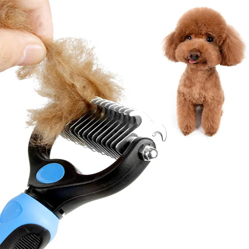 Cepillo profesional para quitar el pelo de mascotas, cortador de nudos de pelo para perros, cepillos de Peine para cachorros y gatos, suministros para el cuidado de perros