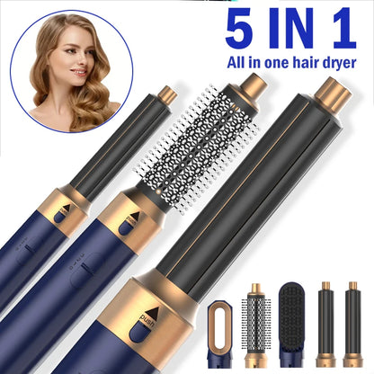 Sèche-cheveux 5 en 1, ensemble de peignes chauds, fer à friser professionnel, lisseur, outil de coiffure pour Dyson Airwrap, sèche-cheveux domestique