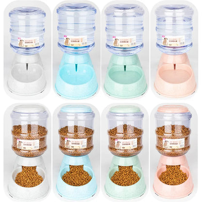 Cuencos comederos para mascotas de gran capacidad, cuenco de comida para perros pequeños, dispensador automático de agua, cuencos para gatos, cuencos de alimentación para mascotas, cuenco para agua y bebida