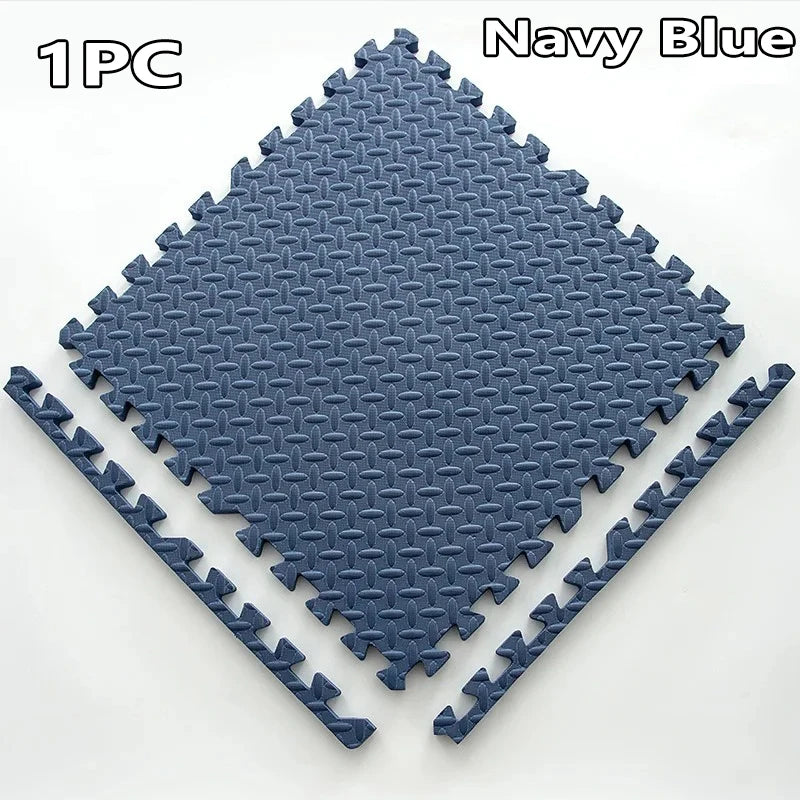 1-16 Uds. Alfombrillas de protección para gimnasio deportivo de 30x30cm, alfombrillas de grano de hoja de EVA para Yoga, alfombras de empalme antideslizantes para Fitness, entrenamiento grueso para sala de choque