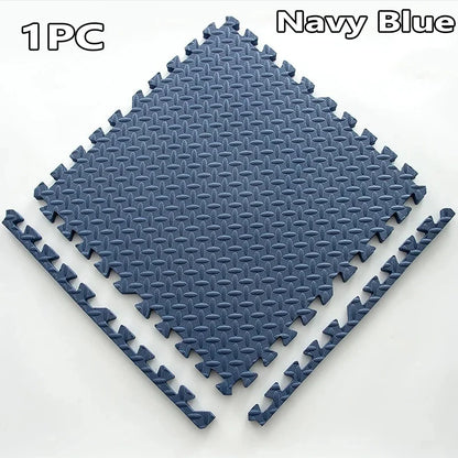 1-16 Uds. Alfombrillas de protección para gimnasio deportivo de 30x30cm, alfombrillas de grano de hoja de EVA para Yoga, alfombras de empalme antideslizantes para Fitness, entrenamiento grueso para sala de choque