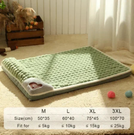 Lit pour chien lavable en Machine, coussin orthopédique amovible pour chiot, oreiller d'hiver en mousse à mémoire de forme pour chiens et chats de petite, moyenne et grande taille