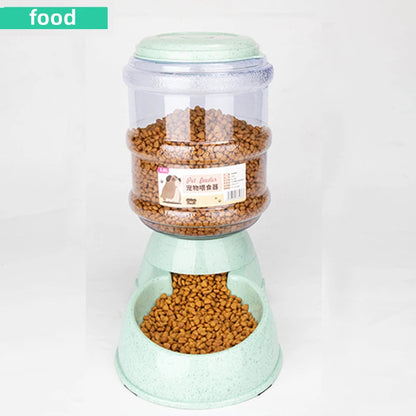 Cuencos comederos para mascotas de gran capacidad, cuenco de comida para perros pequeños, dispensador automático de agua, cuencos para gatos, cuencos de alimentación para mascotas, cuenco para agua y bebida