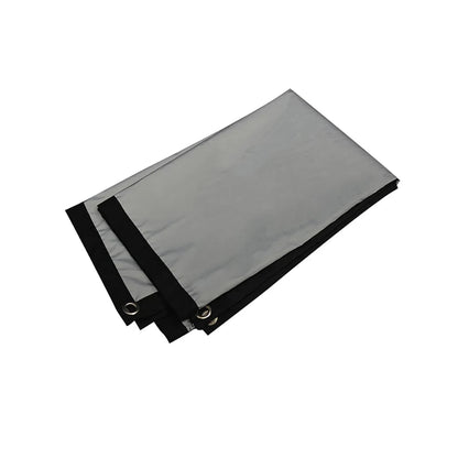 Pantalla de proyector LEJIADA 60-133 pulgadas Metal gris antiluz 16:9 borde negro portátil con agujeros pantalla de proyección para el hogar y exteriores