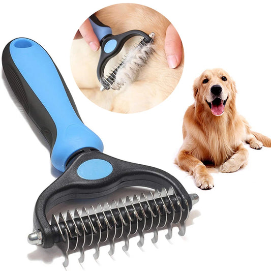 Cepillo profesional para quitar el pelo de mascotas, cortador de nudos de pelo para perros, cepillos de Peine para cachorros y gatos, suministros para el cuidado de perros